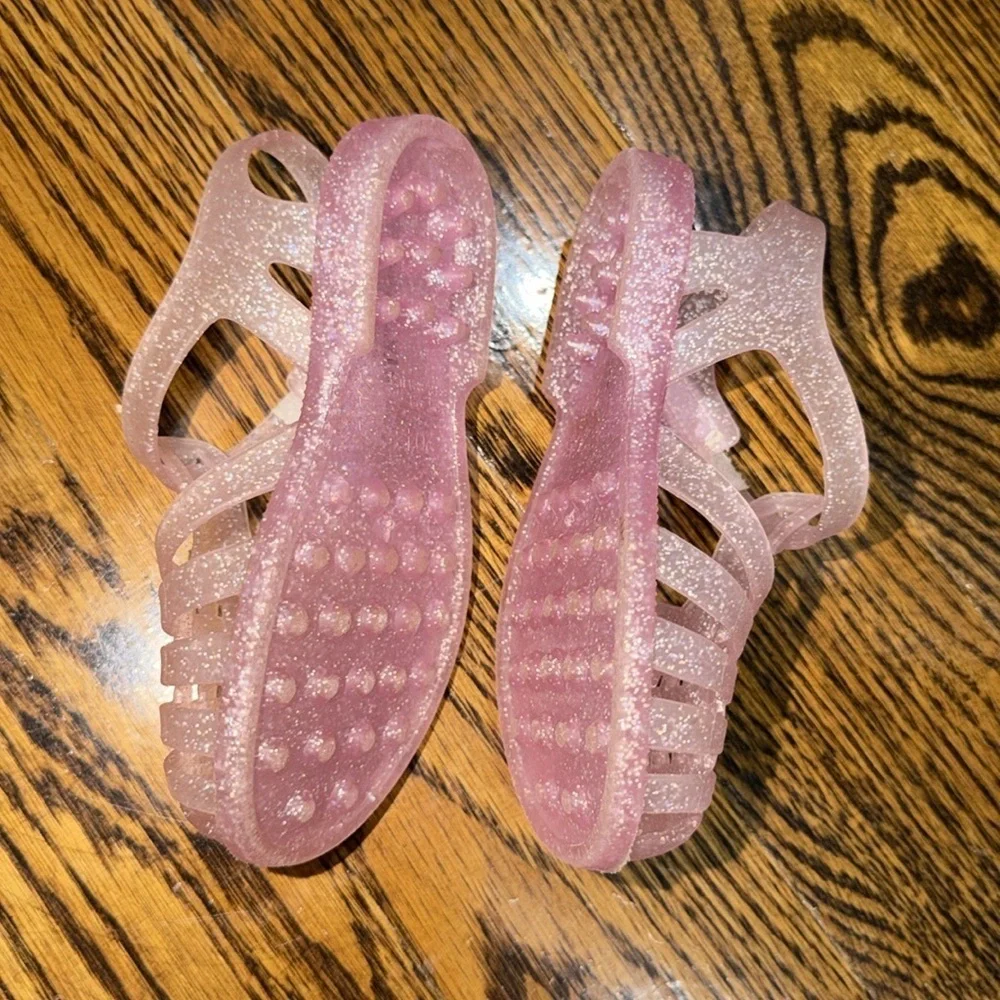 Tucker + Tate Sparkly Pink Kids Sandals 7C